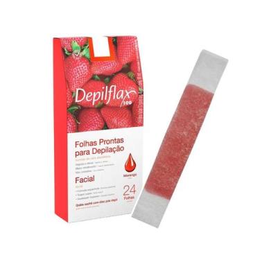 Imagem de 40 Pares de Tiras Depilflax para Depilação de Sobrancelhas - Escolha o