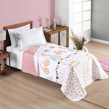 Imagem de Cobre Leito Solteiro Kids Infantil com Fronha 2 Pçs Estampados - João 