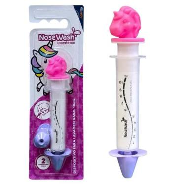 Imagem de Seringa Lavagem Nasal Novo Higienizador Nariz Bebê E Criança - NaseWas