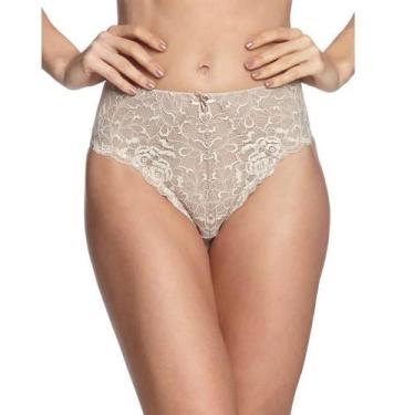 Imagem de Calcinha Cavada com Renda Triumph 24805 Microfibra, M, Mink