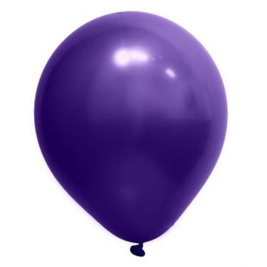 Imagem de Balão de Festa Redondo Profissional Látex Cromado - Cores - 9" 23cm - 
