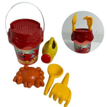 Imagem de Kit Baldinho De Praia Areia Verão Balde Brinquedo Infantil - Mili Mult