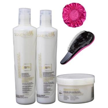 Imagem de Kit Completo Reconstrutor Spa Essencial Soupleliss 3x300 - Souple Liss
