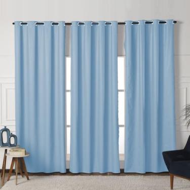 Imagem de Cortina 4 Metros Blackout De PVC Blecaute 4,20x2,40 Sala Quarto - MH E