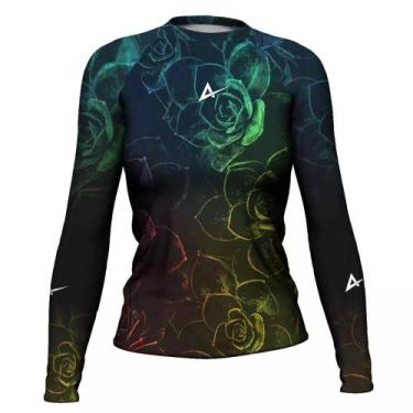 Imagem de Lycra Surf Flor de Iris Feminina Atlética Esportes, M