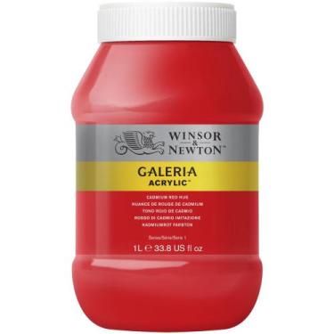Imagem de Tinta Acrílica Galeria Winsor Newton 1 Litro Cadmium Red Hue - Winsor 
