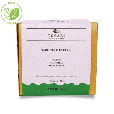 Imagem de Sabonete Limpeza Facial Babosa Vegano Hipoalergênico 45g - Tocari Cosm
