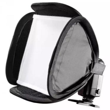 Imagem de Mini Softbox Para Flash Speedlight 23x23cm Universal - Markotec