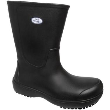 Imagem de Bota Profissional Soft Works em EVA Cano Alto com Biqueira e Sola de B