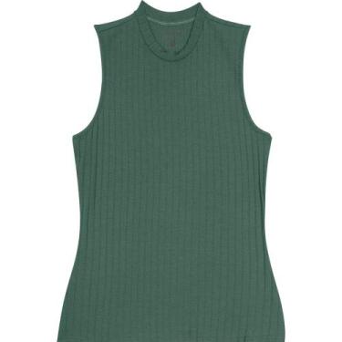 Imagem de Blusa Regata Feminina Canelada Malwee Ref. 66036, Verde 1786, M