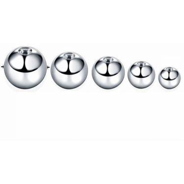 Imagem de 10 Bolinhas Para Piercing Tragus Flat Helix Labret Umbigo - De Castro 