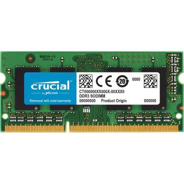 Imagem de Memória Crucial 2 GB DDR3/DDR3L 1600 MHz SODIMM de 204 pinos