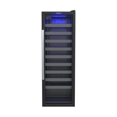 Imagem de Adega De Vinhos Climatizada Piubella 209l 50 Garrafas Preto Fosco Cave 200 - Venax 220v