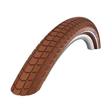 Imagem de SCHWALBE Pneu de bicicleta Big Ben HS 439 Cruiser - conta de arame (marrom-reflexo - 26 x 2,15)
