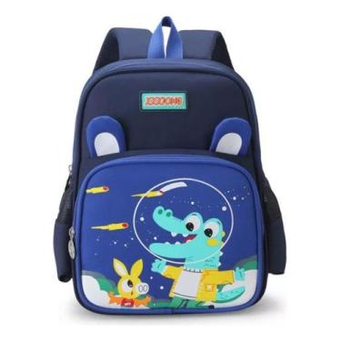 Imagem de Mochila Infantil Animais Zoo Clio Pets Dino Escolar Maternidade Ofert 