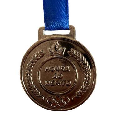 Imagem de Kit 100 Medalha Honra ao Mérito Premiação Ouro Prata Bronze - Click, 7