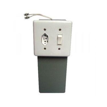 Imagem de Cofre Tomada 4B Com Fundo Falso E Tomada E INTERRUPTOR - voicheve