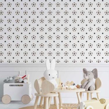 Imagem de Papel De Parede Adesivo Infantil Futebol N014135 RL 0,58x3M - Adesivo 