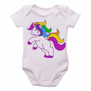 Imagem de body nenê criança roupa bebê Unicórnio - Empório Dutra, G   ( 4-8 Mese