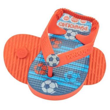 Imagem de Chinelo Bebê Infantil c/Elástico Pimpolho Menino Tam 17 a 23, Azul bol