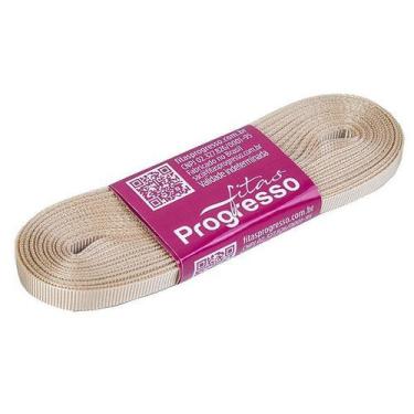 Imagem de Fita Gorgurão Progresso 7mm nº1 - 10m Cor 236 Bege - 01 unidade - Fita
