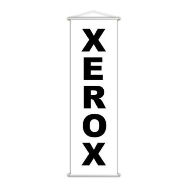 Imagem de Banner Xerox Impressão Gráfica Serviço Lona Branco 100x30cm - PlimShop