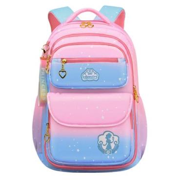 Imagem de Mochila Bolsa Costas Feminina Menina Princesa Luxo Kawaii - Diversas, 