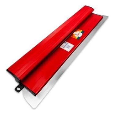 Imagem de Desempenadeira Berox Aço Lisa 60cm Para Massa Corrida Compel