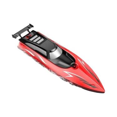 Imagem de Barco RC Elétrico de Alta Velocidade 24G - Brinquedo Aquático com Cont