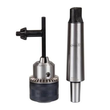 Imagem de Mandril Leve Com Chave 5/8 De 3 A 16mm + Haste Cone Morse 4 - Goldy