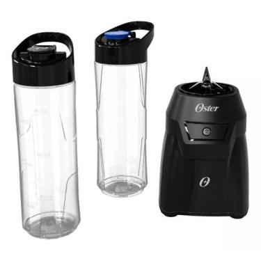 Imagem de Liquidificador Blender Oster Power To Go 700W 2 Jarras TPU, Preto, 110
