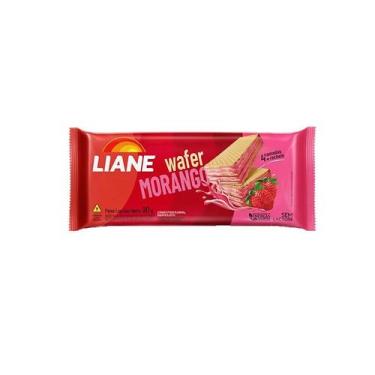 Imagem de Biscoito Wafer Morango Sem Lactose Liane 90g