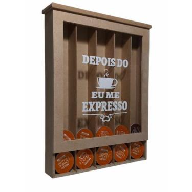 Imagem de Suporte exclusivo para 35 cápsulas da Dolce Gusto em mdf - Depois do c