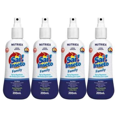 Imagem de Kit 4Un De Repelente Sai! Inseto Family Em Spray 200ml Cada - NUTRIEX