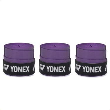 Imagem de Overgrip Yonex Super Grap - Pack com 3 Unidades, Roxo