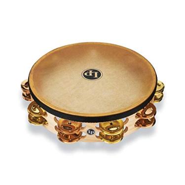 Imagem de Latin Percussion Pandeiro Pro 10, bronze e latão, fileira dupla (LP384-BB)