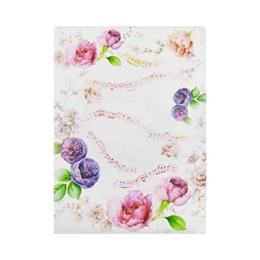 Imagem de FRONTIA Pasta de arquivo de documentos de plástico, rosa roxa, bolsos transparentes, mangas de plástico, A4 (6 pacotes, pacote a granel)