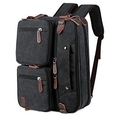 Imagem de Bolsa de laptop BAOSHA conversível para notebook de 17 polegadas HB-22, Clássico, Black-Grey Mixed, Large