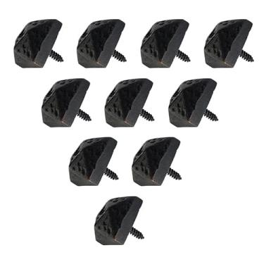 Imagem de Adonai Hardware Pregos quadrados de ferro fundido antigo Hallelujah (25 mm x 10 unidades, bronze polido a óleo) para casa de entrada, portas de celeiro vintage, portões, caixa de madeira, móveis, baú e baús