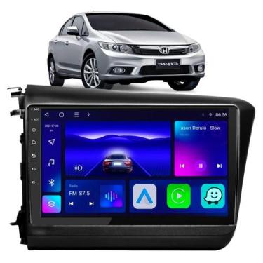 Imagem de Kit multimidia octa-core 9" civic 12/16 honda carplay - Geral, Preto