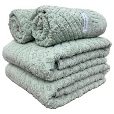 Imagem de Jogo de Toalha Banhão Buddemeyer Olimpo Extra Soft Gigante Algodão 4pç