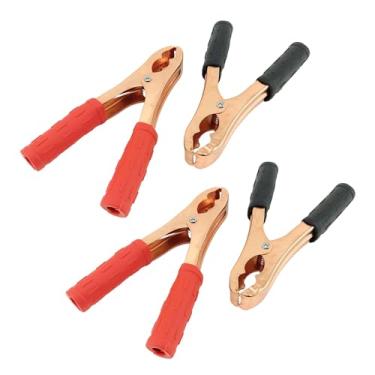 Imagem de Kit com 4 Garra Jacaré 200A para Bateria, Chupeta, Emborrachado