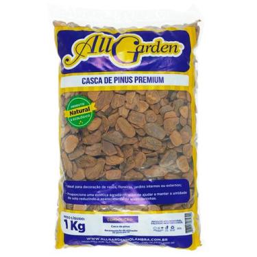 Imagem de Casca de Pinus Premium P/ Orquídea e Vasos All Garden 1kg