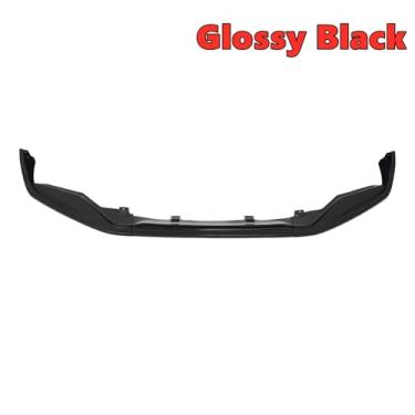Imagem de 3Pcs Car Front Bumper Splitter Lip Spoiler Cover Trim Body Kit Compatível Para Lexus GS350 450 F Sport 4Dr Modelo 2013 2014 2015(Glossy Black)