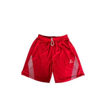 Imagem de Short Calção Bermuda Futebol Academia P ao G3 - Organiky, Vermelho, G2