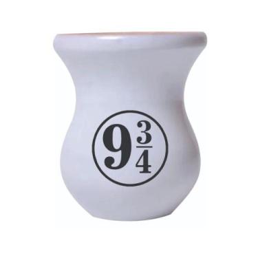 Imagem de Cuia De Madeira Branca Personalizada Harry Potter mod.02 - Mix atacadi