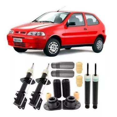 Imagem de 4 Amortecedor Remanu+4 Kit Suspensão Palio 2007