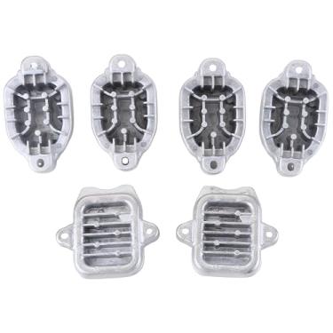 Imagem de Zcargel 6 unidades de módulos de LED para farol amarelo DRL Angel Eyes para BMW Série 3 F30 F31 F35 F80 2015-2019 Módulo de farol de LED adaptável esquerdo direito substitui 63117419610 63117419615