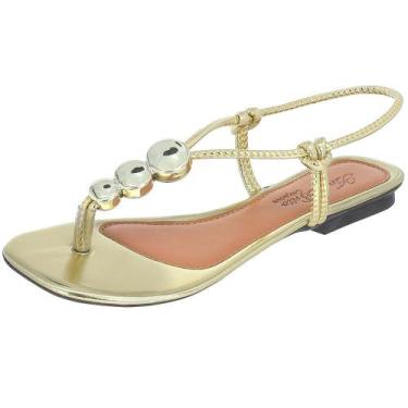Imagem de Sandália Feminina Luxo Moda Casual Rasteirinha 126 Ana Brito - Ana Bri