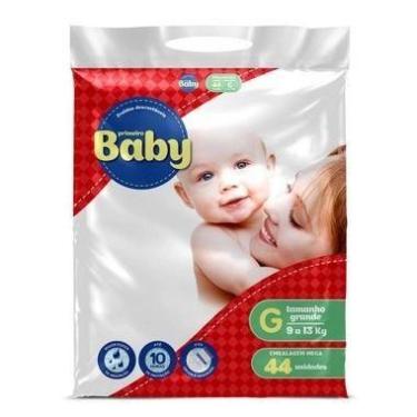 Imagem de Fraldas descartaveis primeiro baby mega g c/44 un